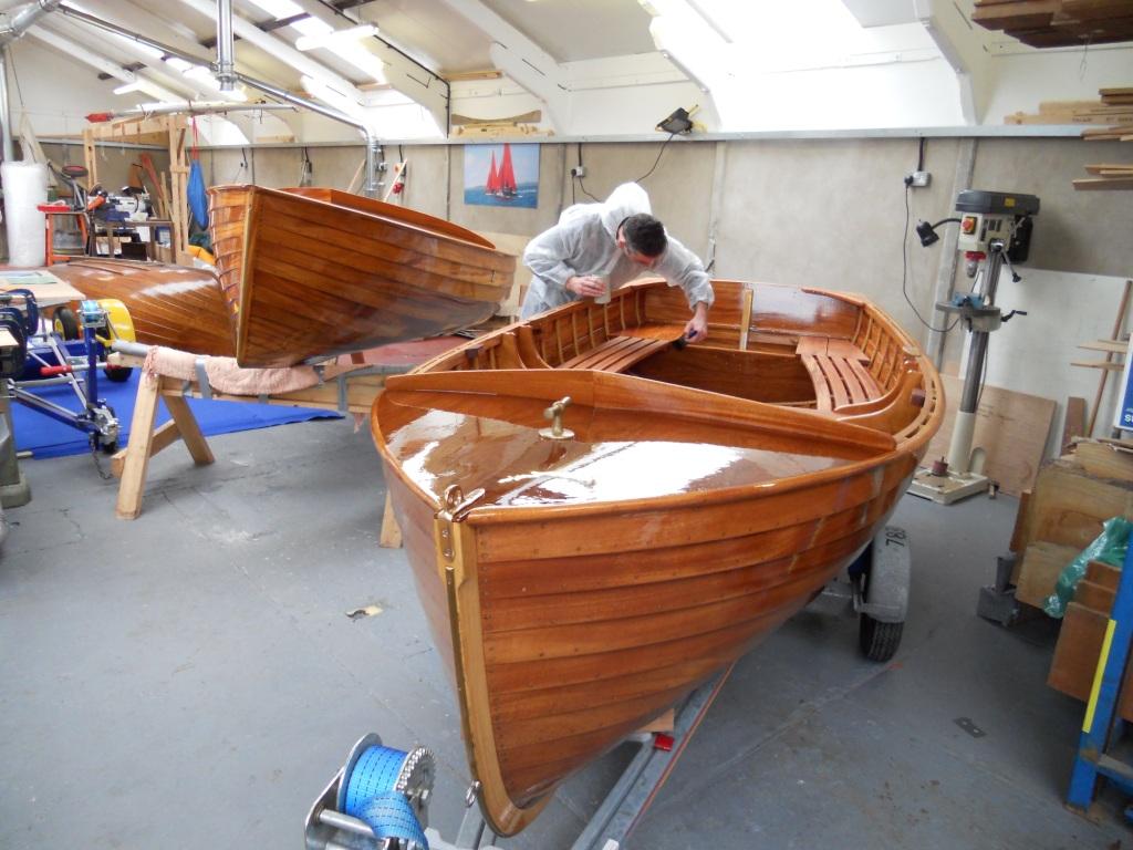 good wood boat co are exhibiting two boats at the rya volvo dinghy 